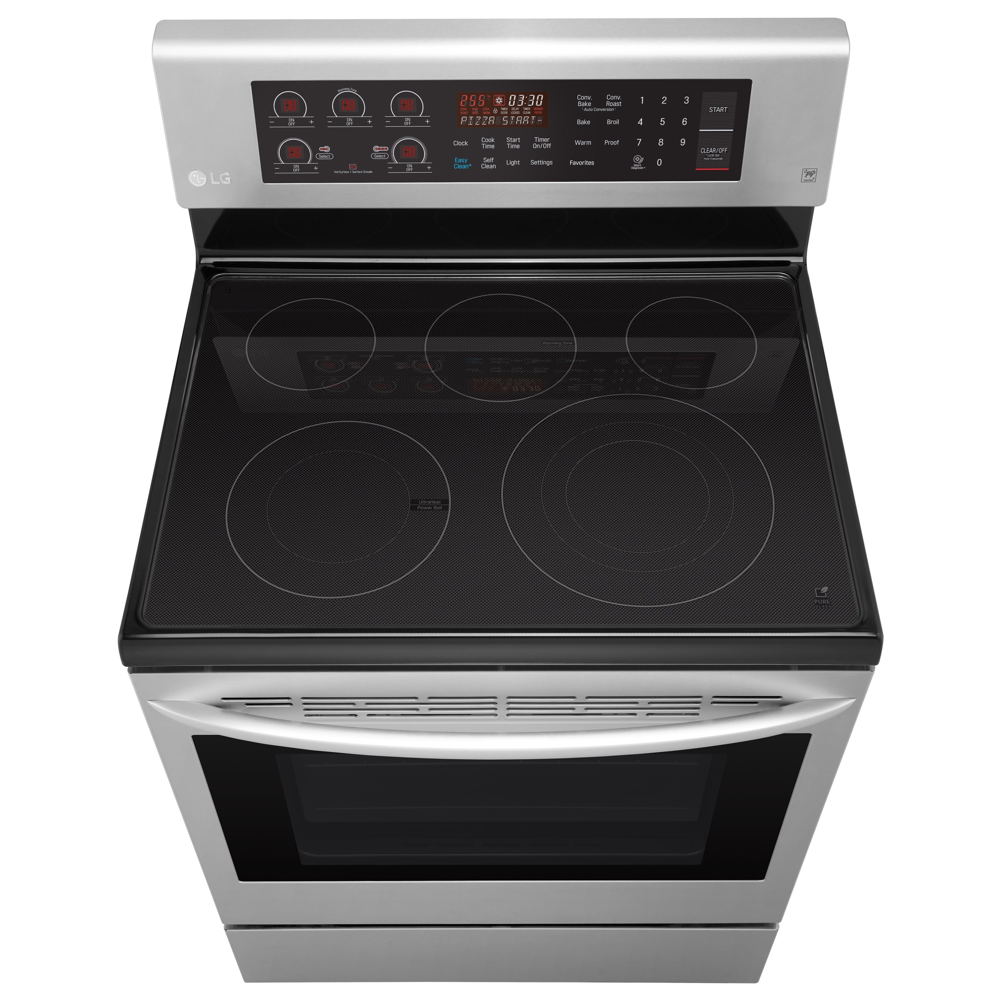 LG Appliances LRE3194ST 6.3 cu. ft. Capacity Electric Single Oven Range